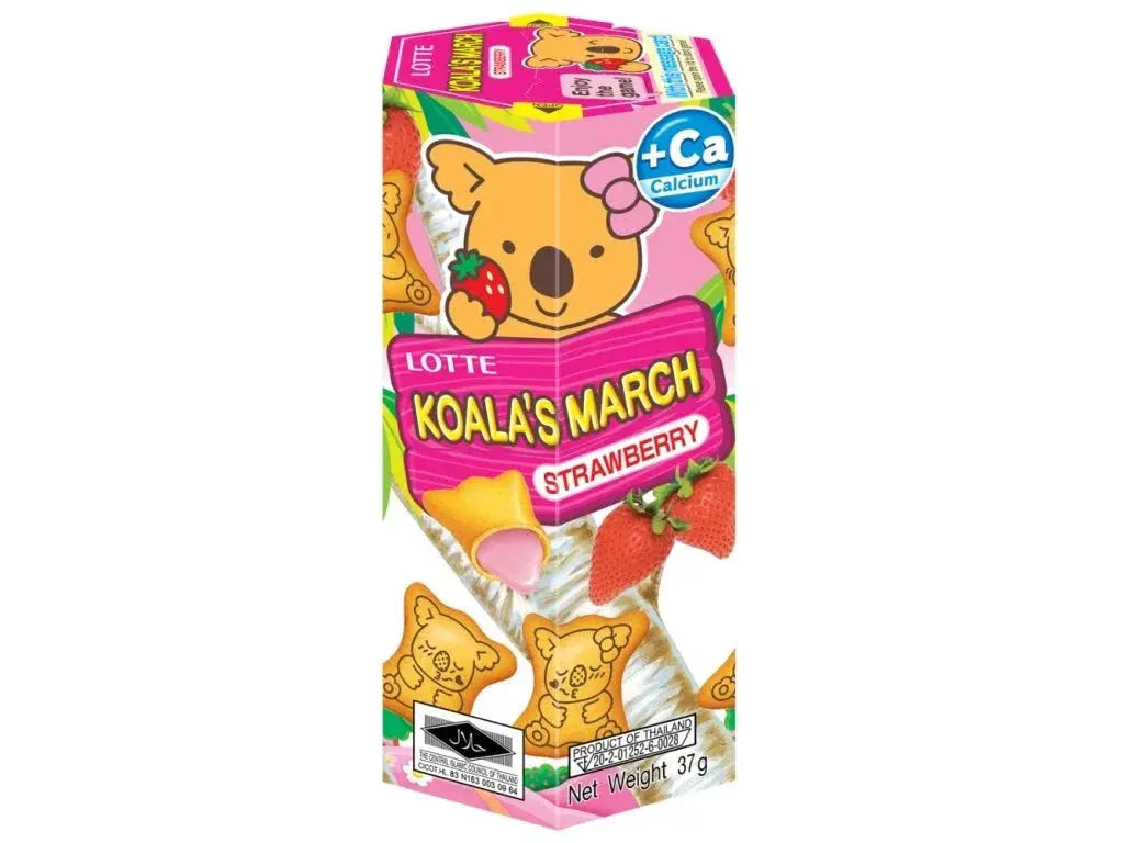 Koala’s March Epres Töltött Keksz Kalciummal 37G -