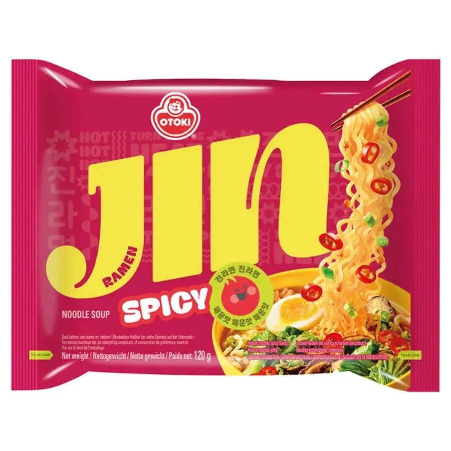 Jin Ramen - Csípős Tésztaleves, 120G Ottogi -