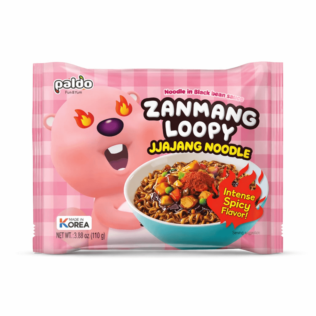 Paldo Original Csípős Feketebab Szószos Instant Tészta 110G