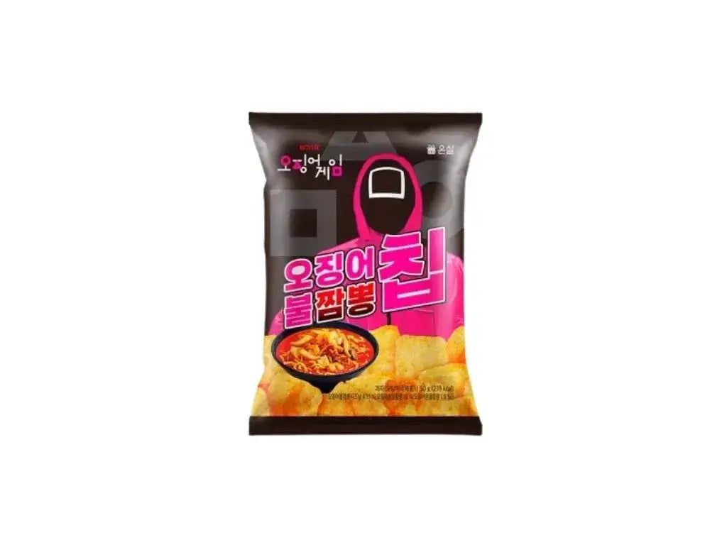 Netflix Squid Game Csípős Jjamppong Chips 50G -