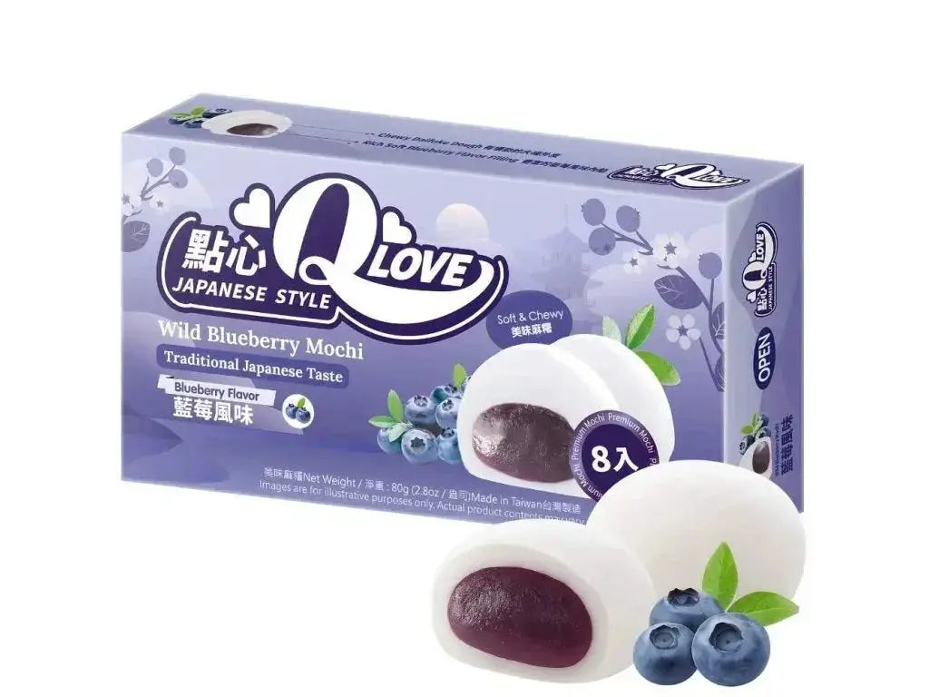 QLove Kékáfonya Mini Mochi 80G