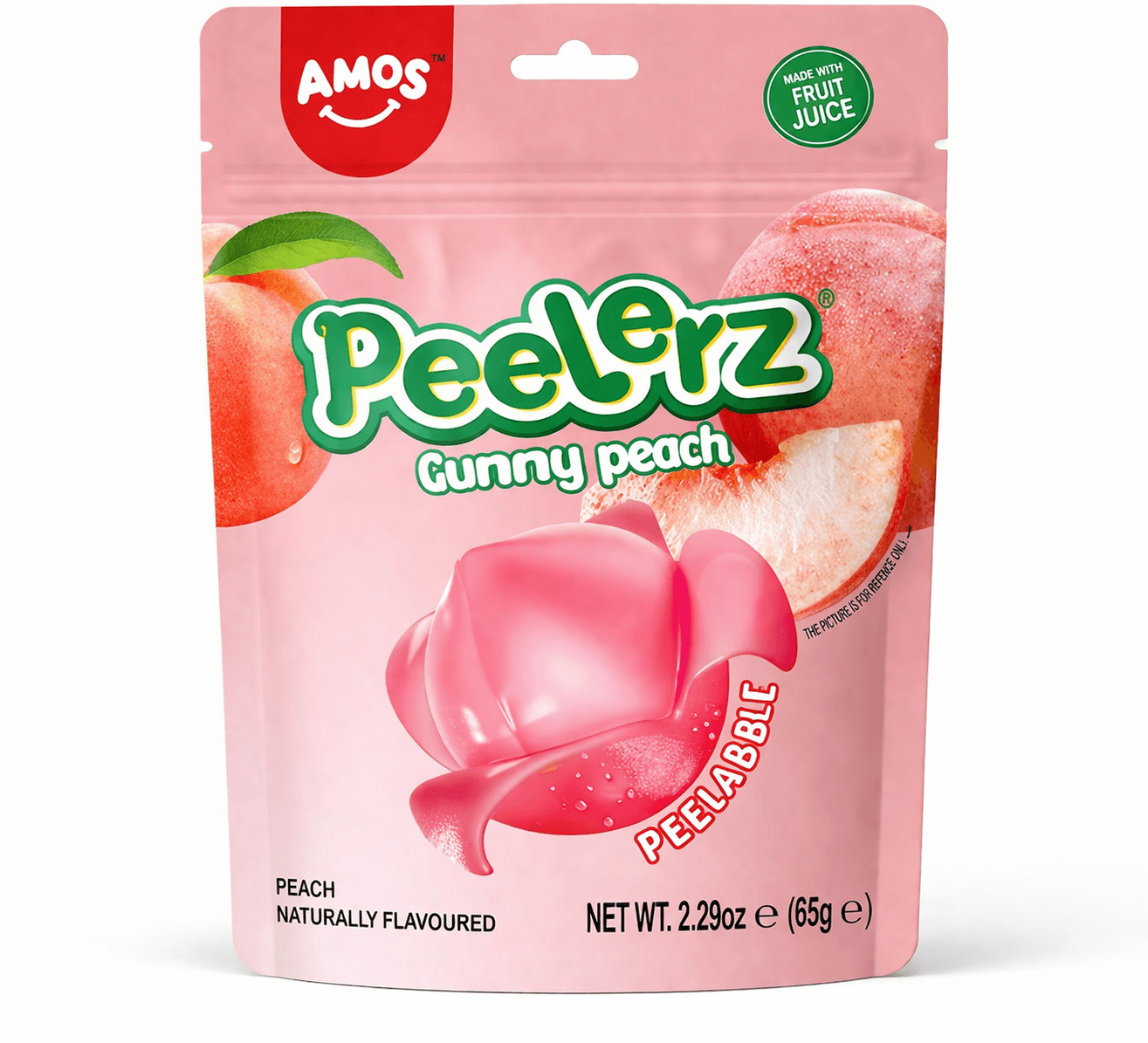 Peelerz Hámozható Gumicukor Barack Ízű 65g