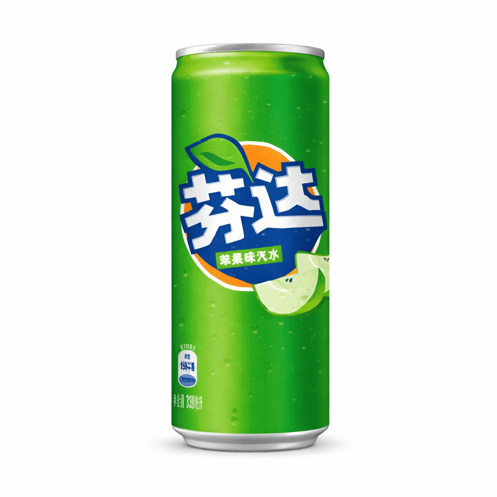 Fanta Zöldalma Ízű Szénsavas Üditőital 330ML