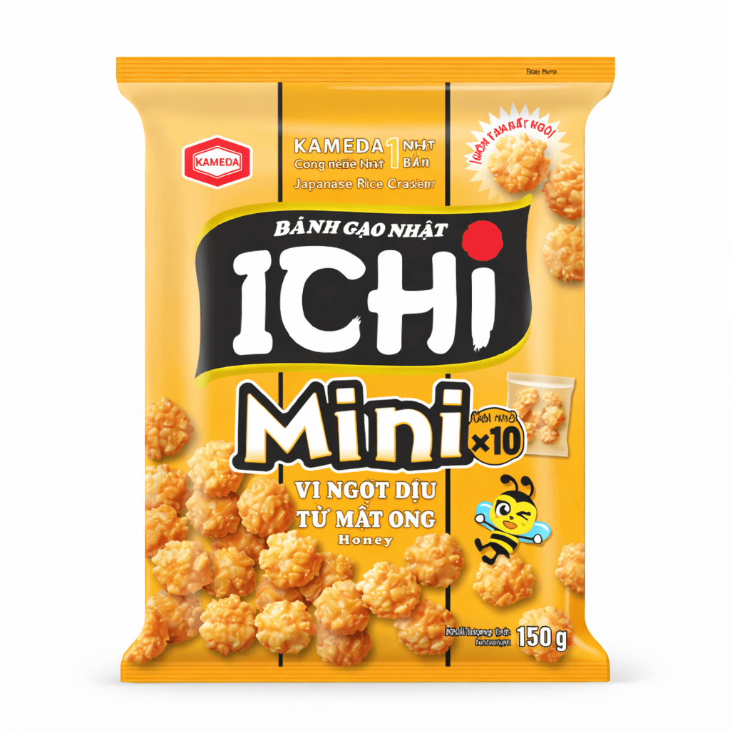 Ichi Mini Mézes Shoyu Rizs Keksz 150G