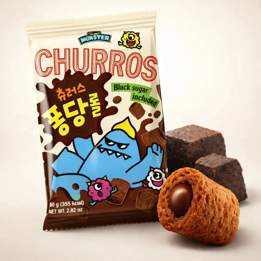 Sweet Monster Churros Pongdangroll Édesség 80G