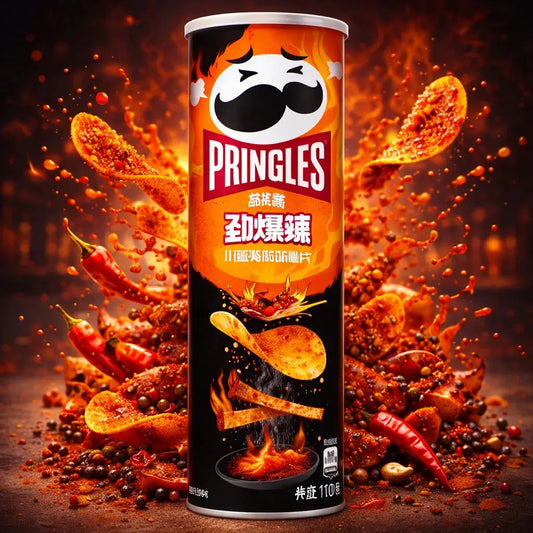 Pringles Csípõs Fûszeres Ízû Chips 110G