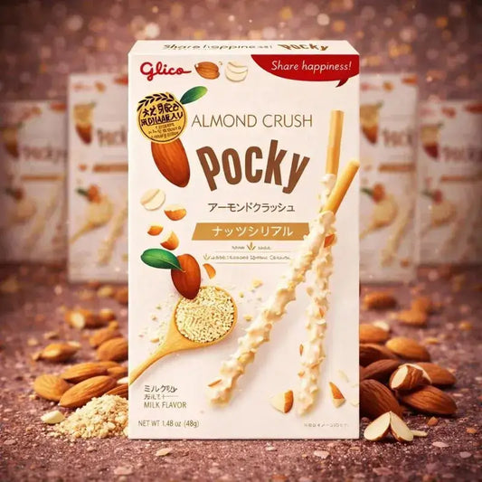 Glico Pocky Zúzott Mandulás Pálcika 48G