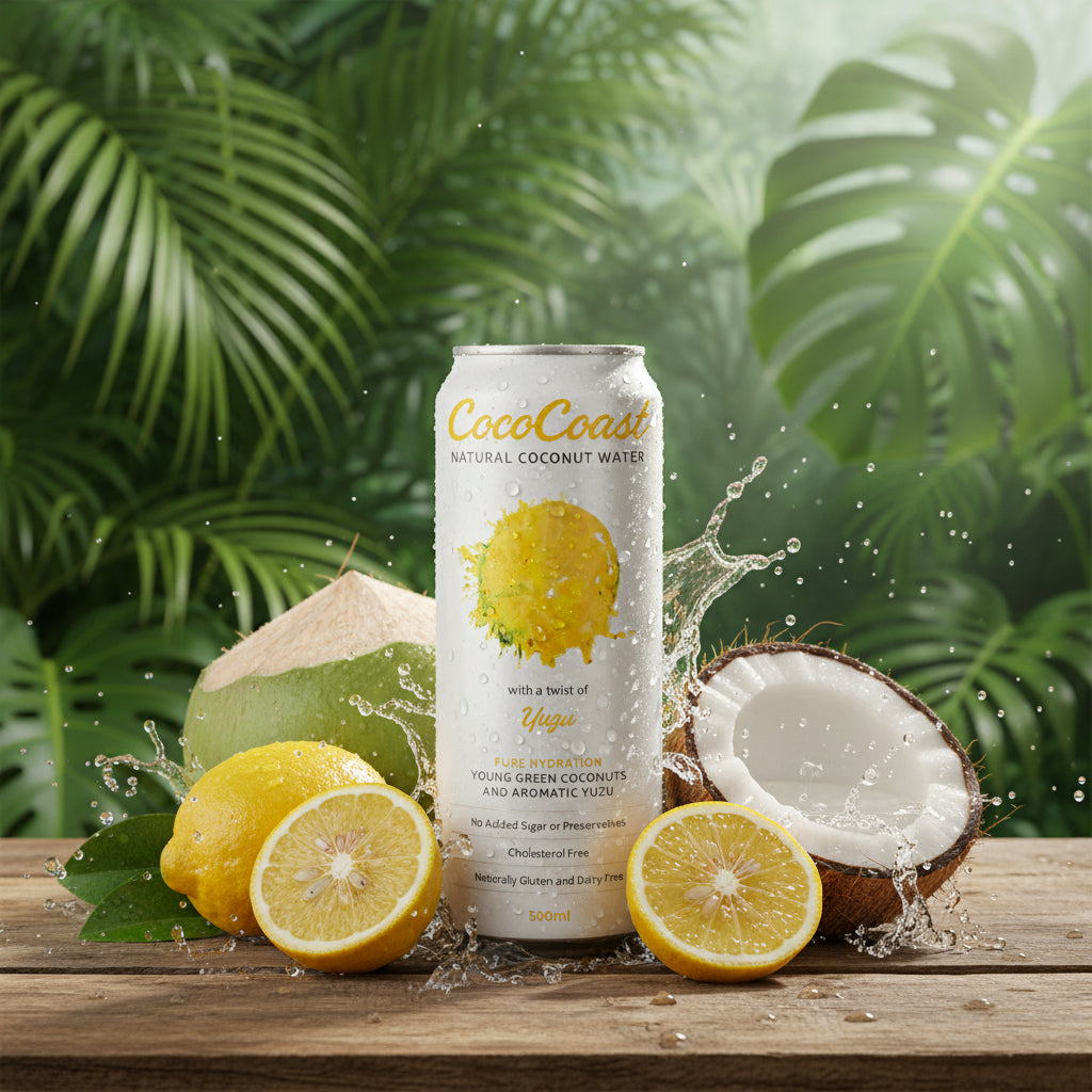 CocoCoast Kókuszvíz Yuzuval 320ML