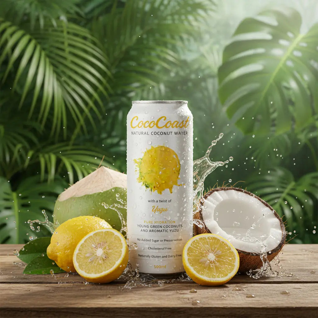 CocoCoast Kókuszvíz Yuzuval 320ML