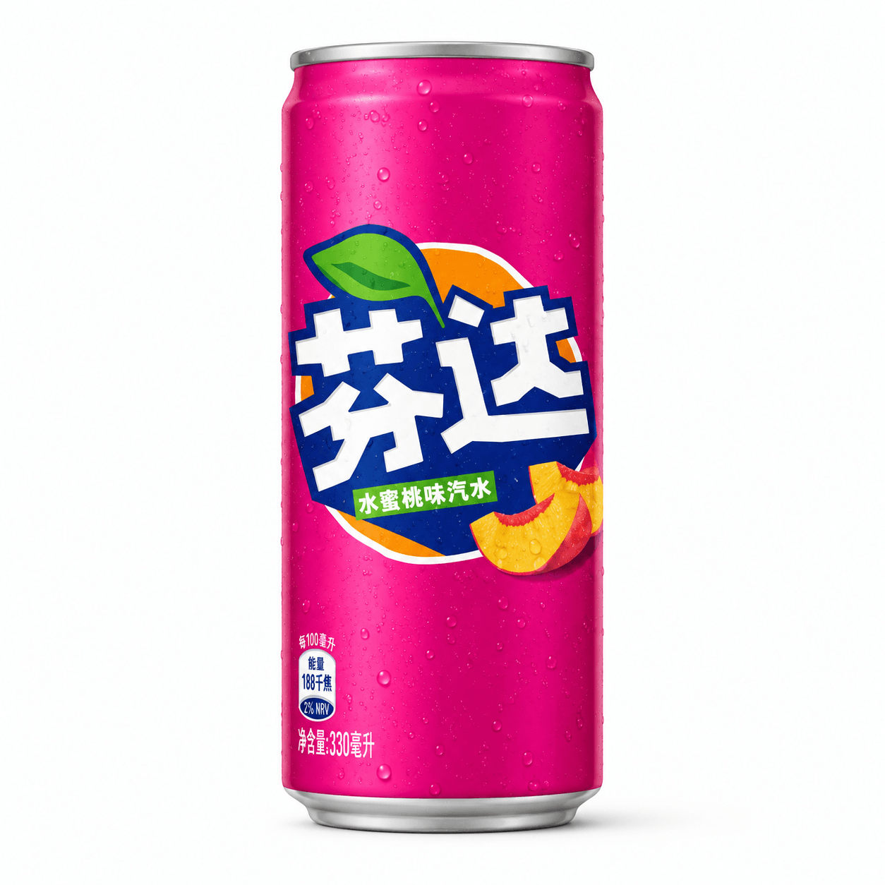 Fanta Fehér Őszibarack Ízű Szénsavas Üdítőital 330ML