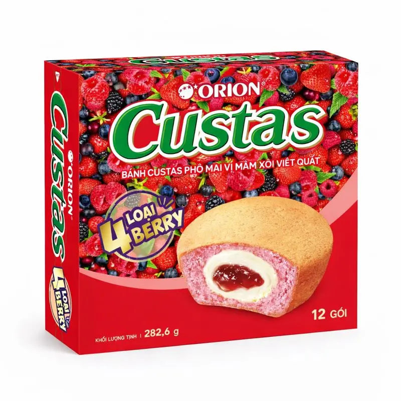 Orion Custas Sajtos & Bogyós Gyümölcsös Ízű Süti 282,6 G