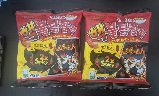 Samyang Buldak Zzaldduk 2xCsípős Csirke Ízesítésű Chips, 80G SÉRÜLT CSOMAGOLÁS