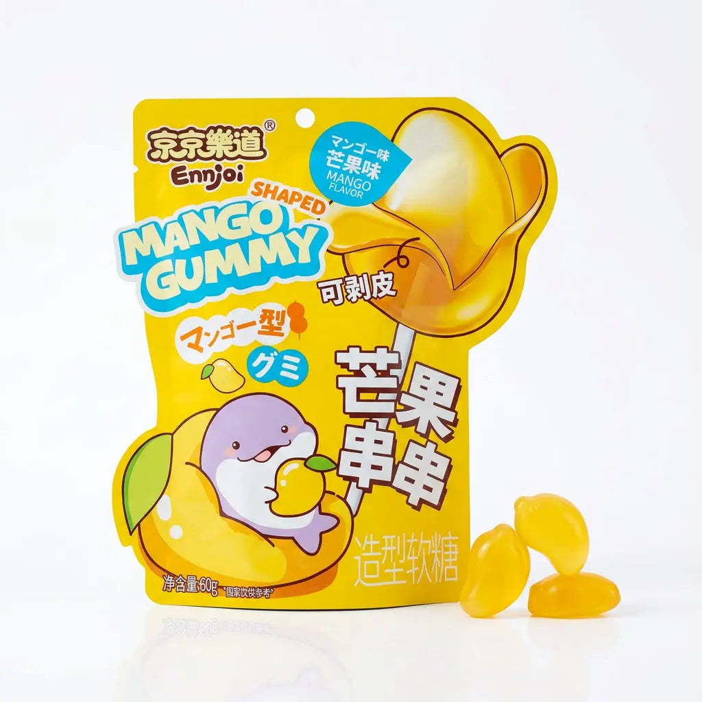 Ennjoi Mangó Ízű Mangó Alakú Gumicukor 60G