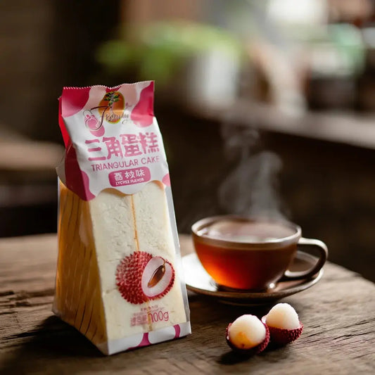 Lex Jazz Háromszögletű Sütemény Licsi Ízű 100G -