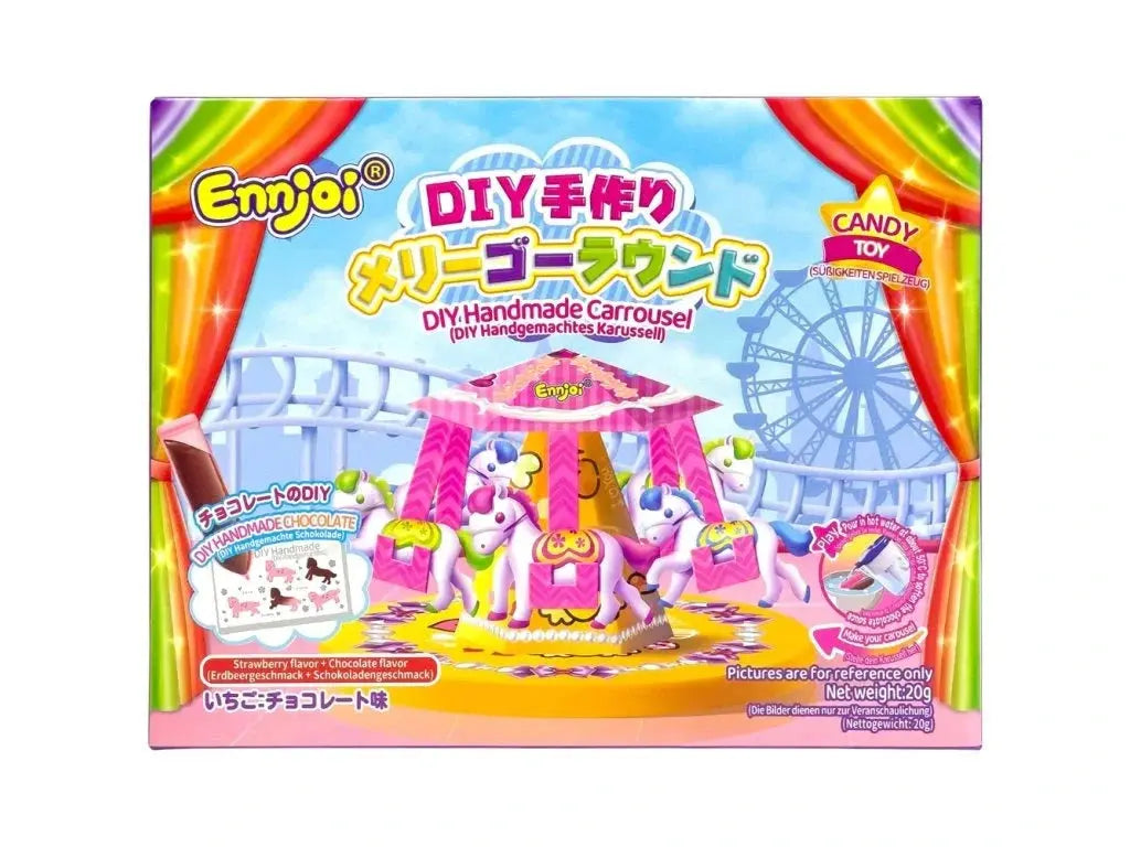 Ennjoi DIY - Csináld magad csokoládés Körhinta formájú Snack 20G -