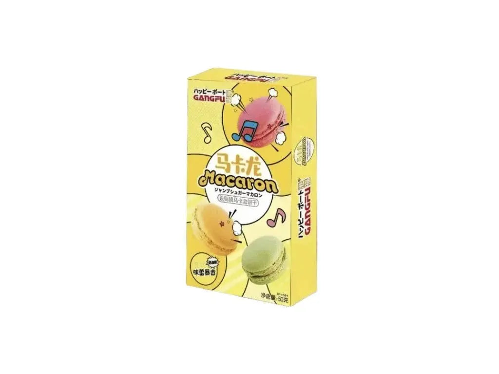 Gangfu Creamy Pattogócukros Macaron 50g -