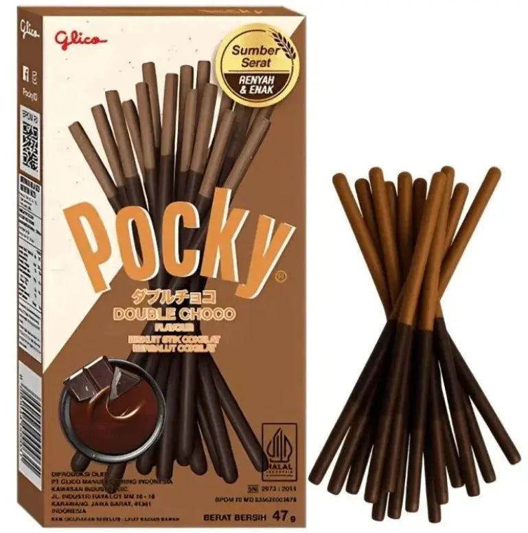 Glico Pocky Dupla Csokoládés Pálcika 47G -