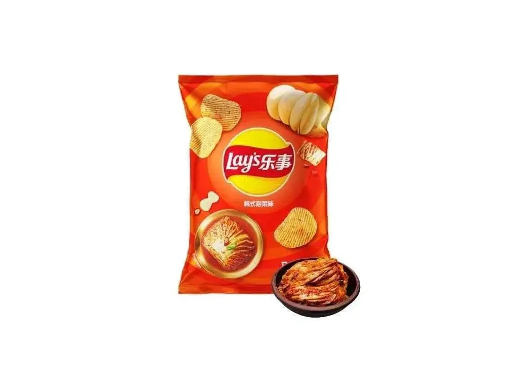 Lay’s City Koreai Stílusú Kimchi Ízesítésű Chips, Limitált Kiadás, 70G -