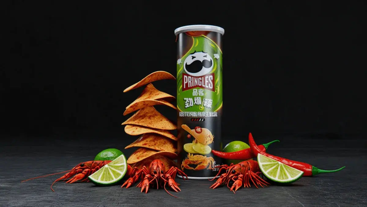 Pringles Chilis Citromos Rákos Chips (Limitált Kiadás) 110G -