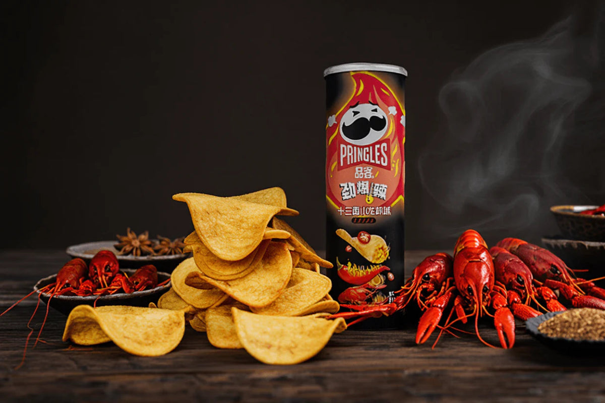 Pringles Csípős Fűszeres Rák Ízű Chips 110gPringles