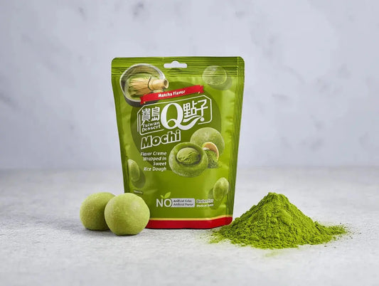 Q Brand Matcha Ízesítésű Mochi 180G -