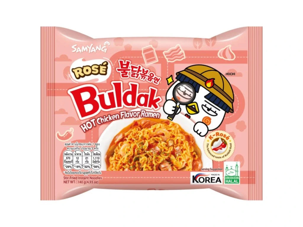 Samyang Buldak Rosé Csípős Csirke Ramen 140G