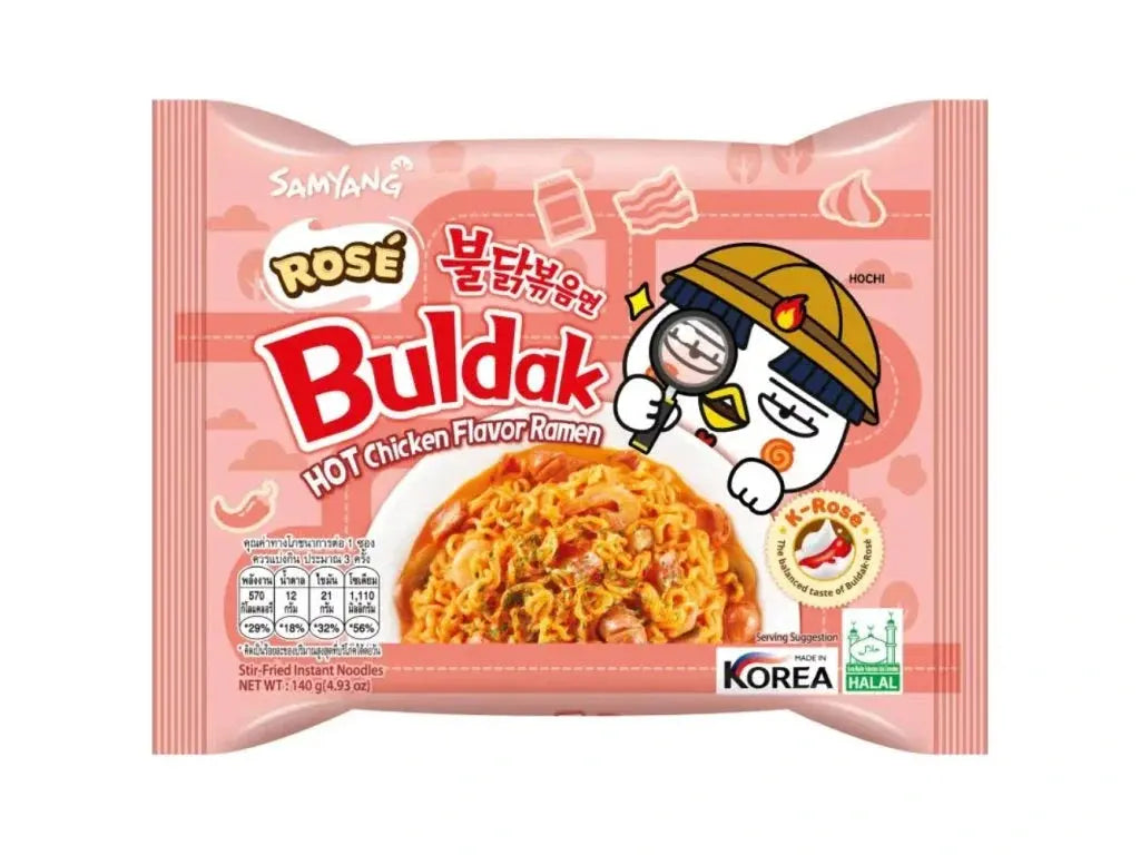 Samyang Buldak Rosé Csípős Csirke Ramen 140G -