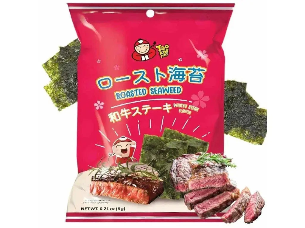 Tao Kae Noi Sült Wagyu Steak Ízû Tengeri Alga Snack 6G -