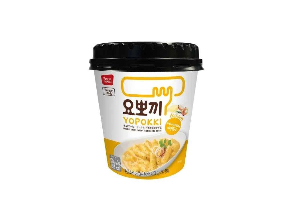 Yopokki Aranyhagymás - Vajas Ízesítésű Topokki, Pohárban, 120G
