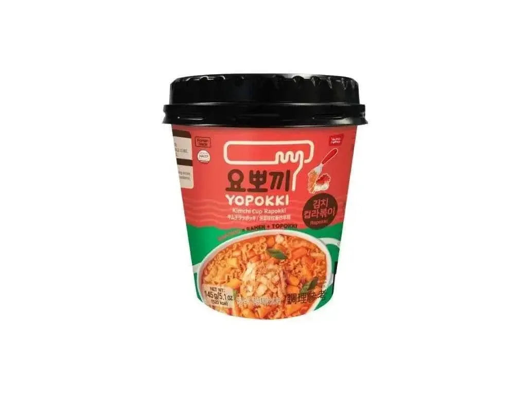 Yopokki Kimchi Ízesítésű Rapokki, Pohárban, 145G -