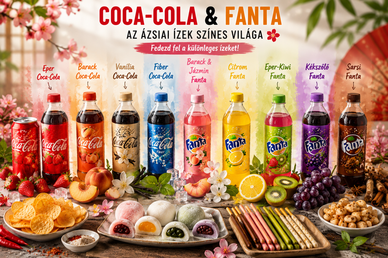 Coca-Cola és Fanta ázsiai ízekben