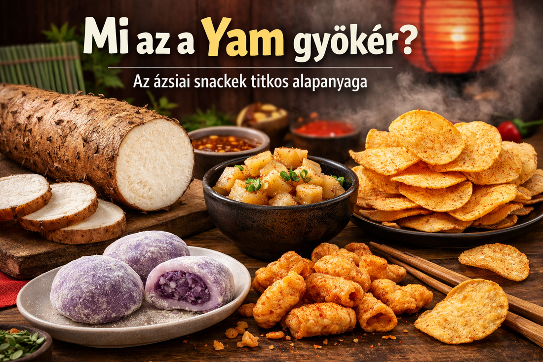 🥔 Mi az a yam gyökér? – Az ázsiai snackek titkos alapanyaga