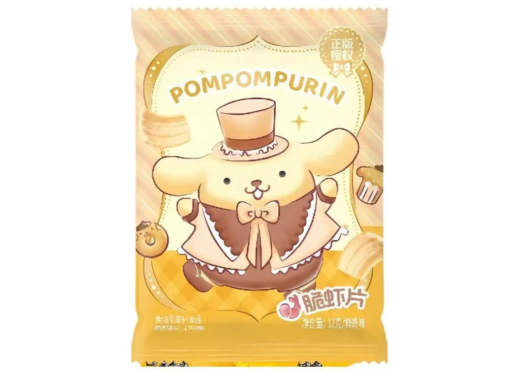 Qi Pompompurin Garnélarákos Ropogós Chips 12G -