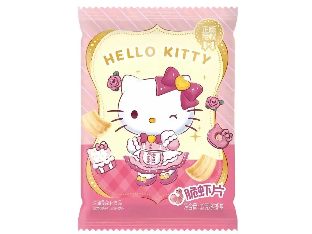 Qi Hello Kitty Garnélarákos Ropogós Chips 12G -