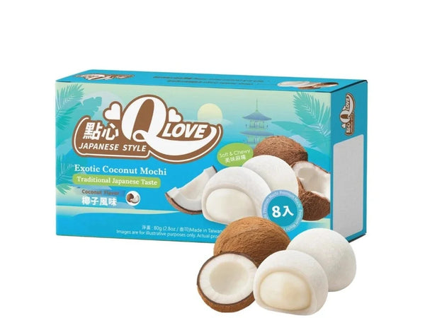 QLove Prémium Kókuszos mini Mochi 80G -