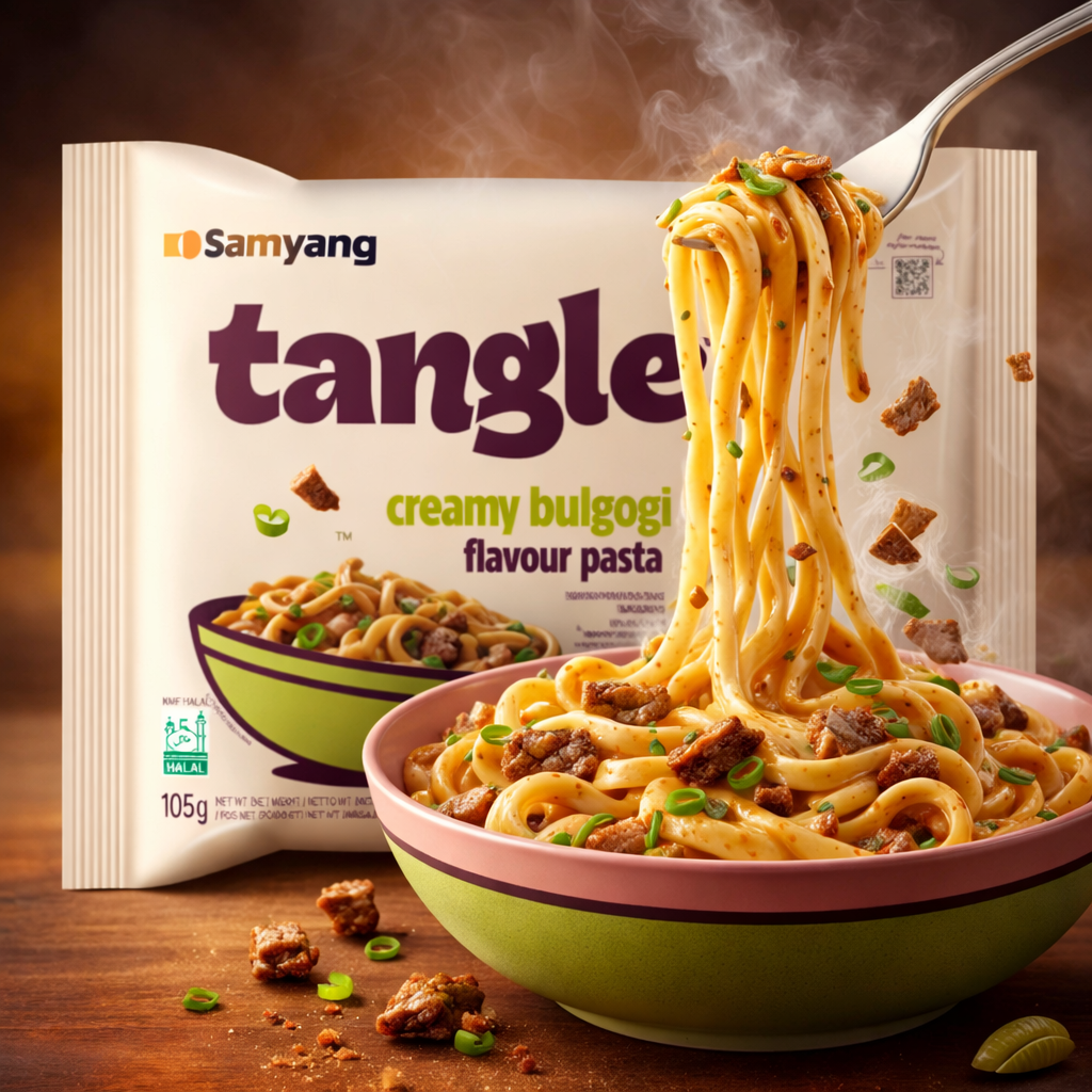 Tangle Krémes Bulgogi Ízű Tészta 105G