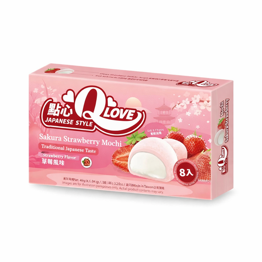 QLove Sakura Epres Mini Mochi 80g
