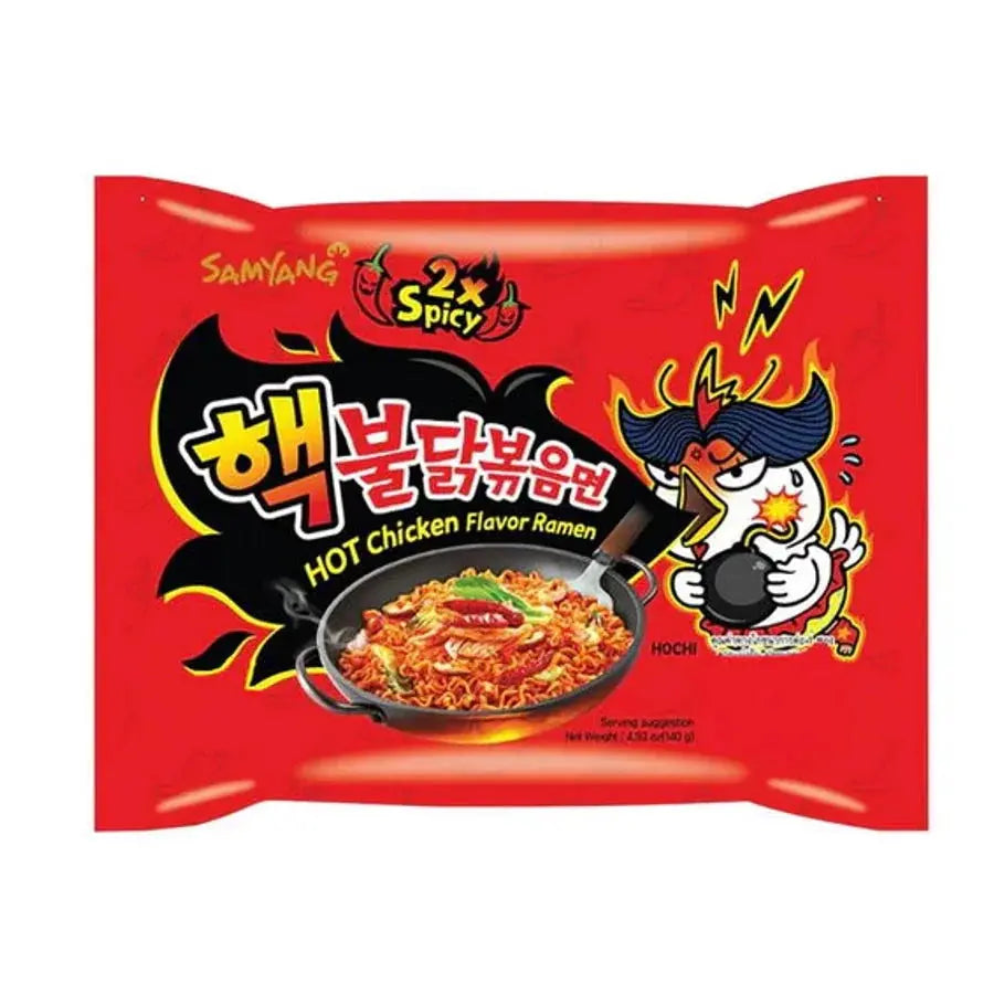 Samyang Buldak 2x Csípős Csirke Ízesítésű Tészta, 140G -