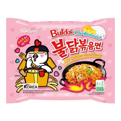 Samyang Buldak Carbonara Ízesítésű Tészta 130G -