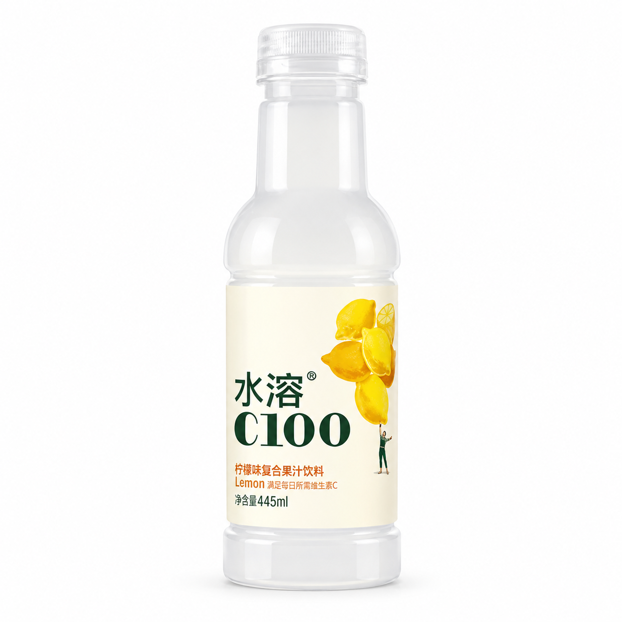 ShuiRongC Citrom Ízű C-vitaminos Ital 445ML