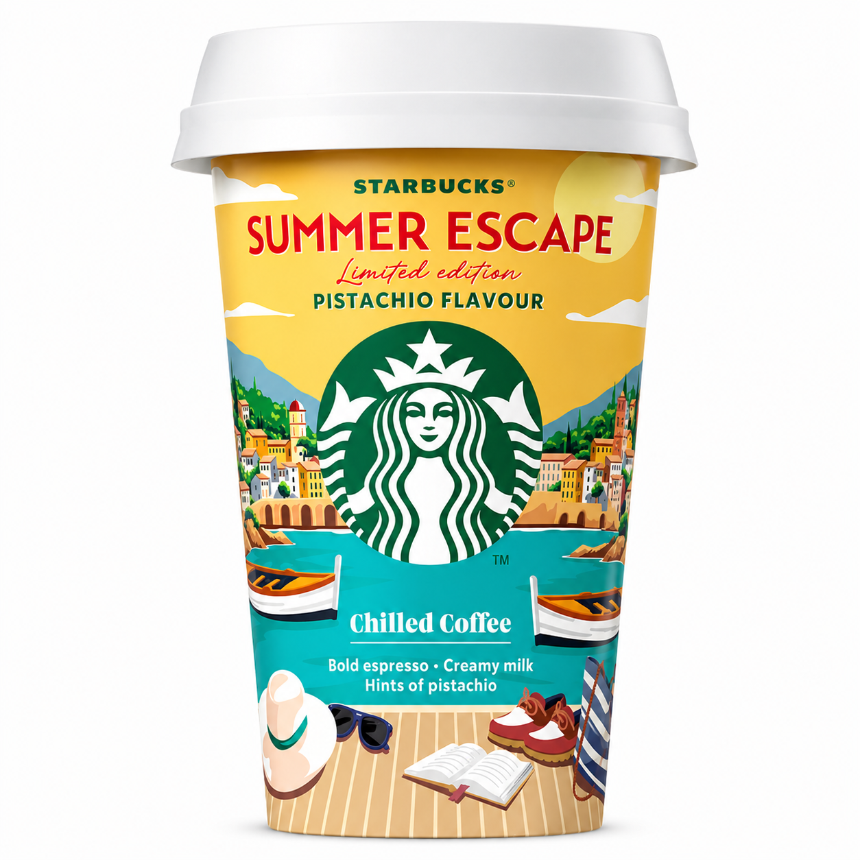 Starbucks - Summer Escape Pisztáciás Kávés Tejital (Limitált Kiadás) 220MLStarbucks