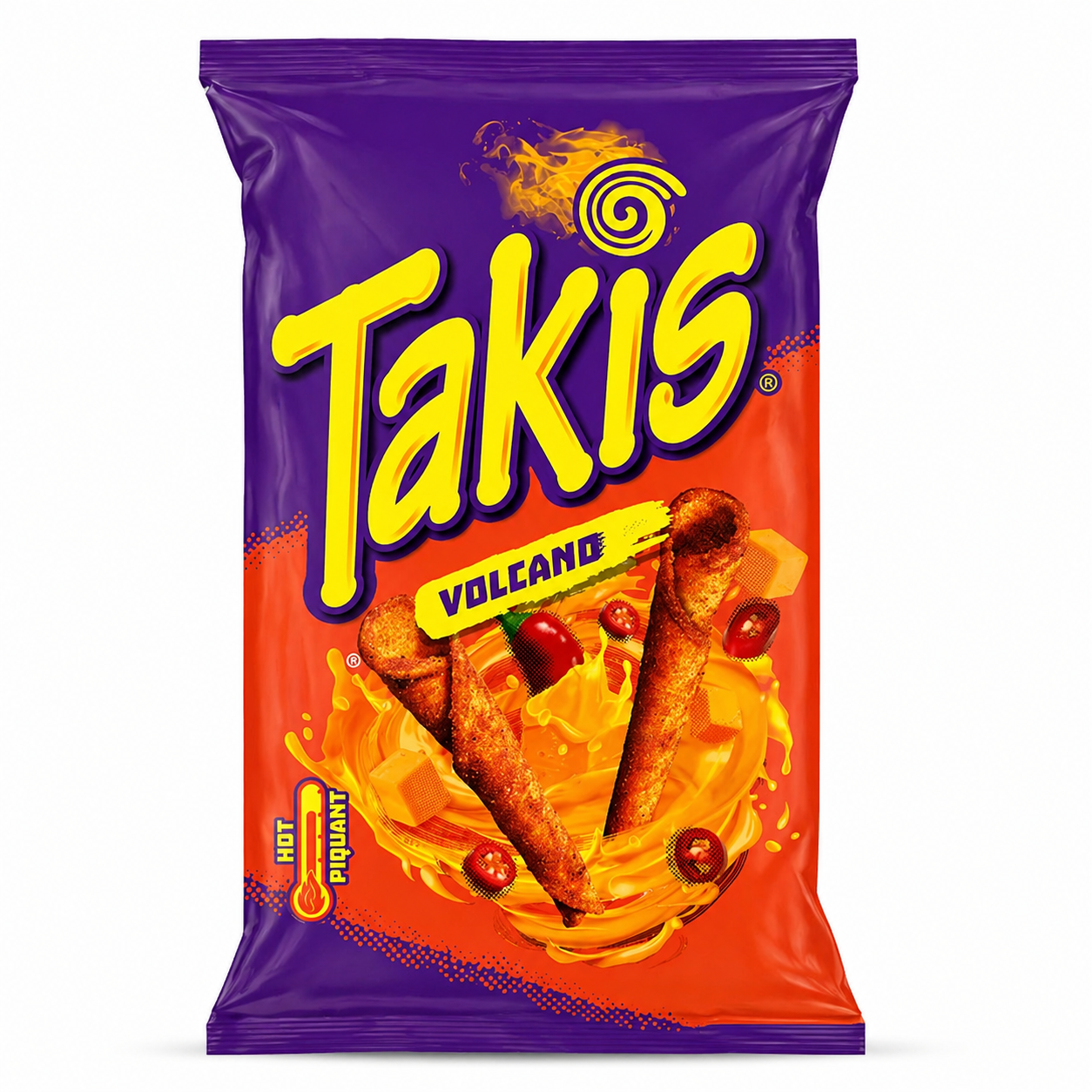 TAKIS Sajtos Queso Volcano Kukorica Chips 100G