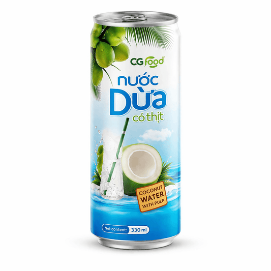 CG Food Kókuszvíz Kókuszdarabokkal 325ml