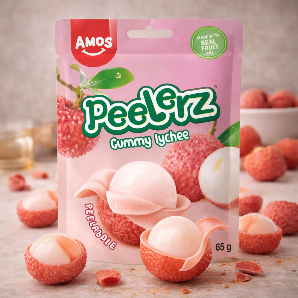 Peelerz Licsi Ízű Hámozható Gumicukor 65G