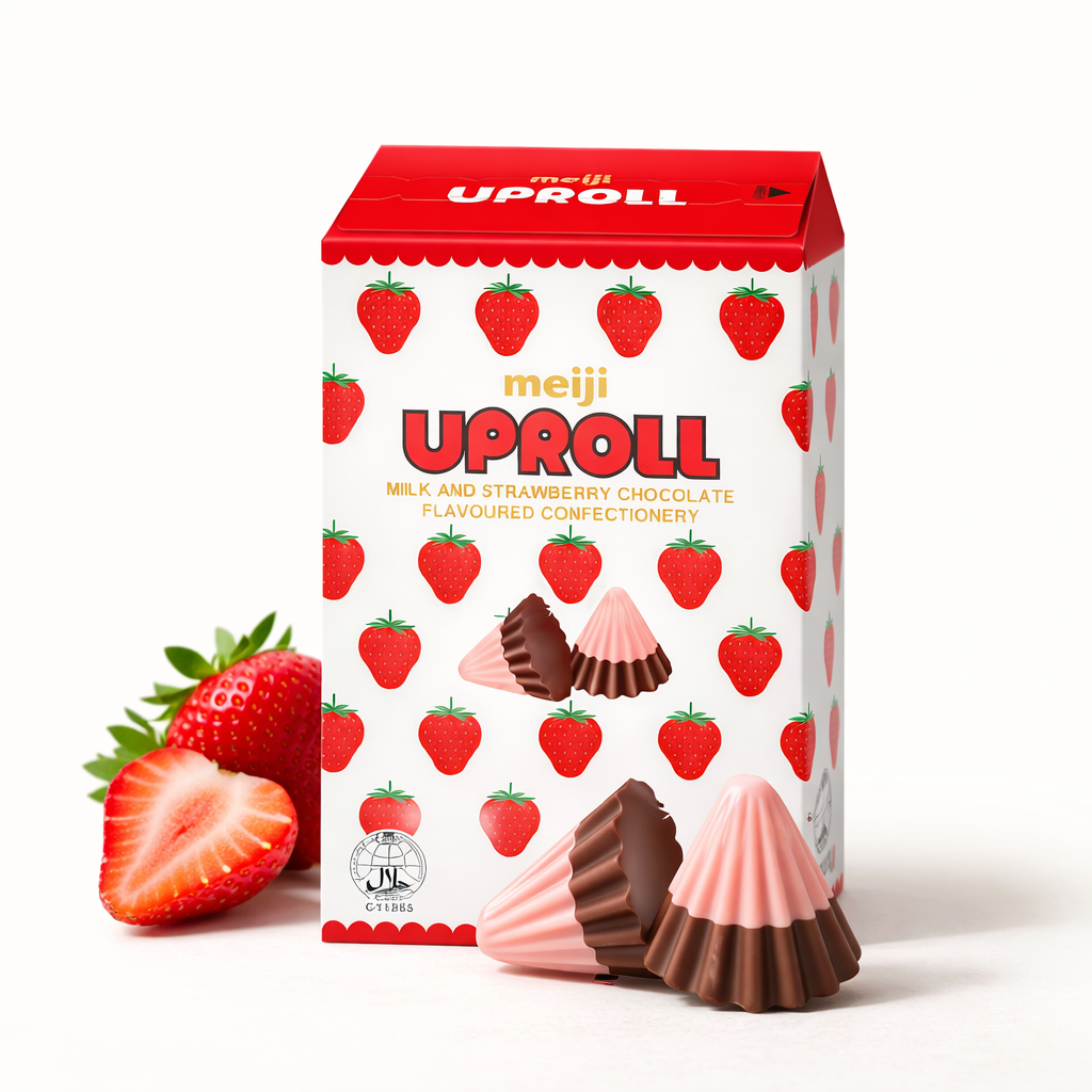 Meiji Uproll Tejes & Epres Csokoládé 35G