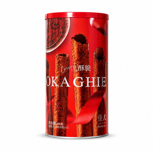Okaghi Csokoládés Ízű Ropogós Ostyarúd 168G