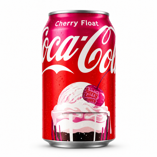 Coca Cola Cherry Float Ízű Szénsavas Üditőital 355ML