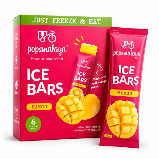 Popsmalaya Mangó Sorbet Jégkrém - Fagyasztható 6 x 45ML