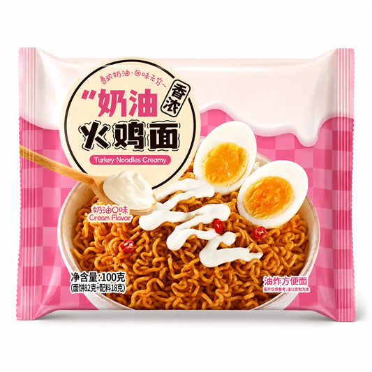 Luo Cun Zhang Krémes Enyhén Csípős Csirke Ízesítésű Instant Tészta 100G