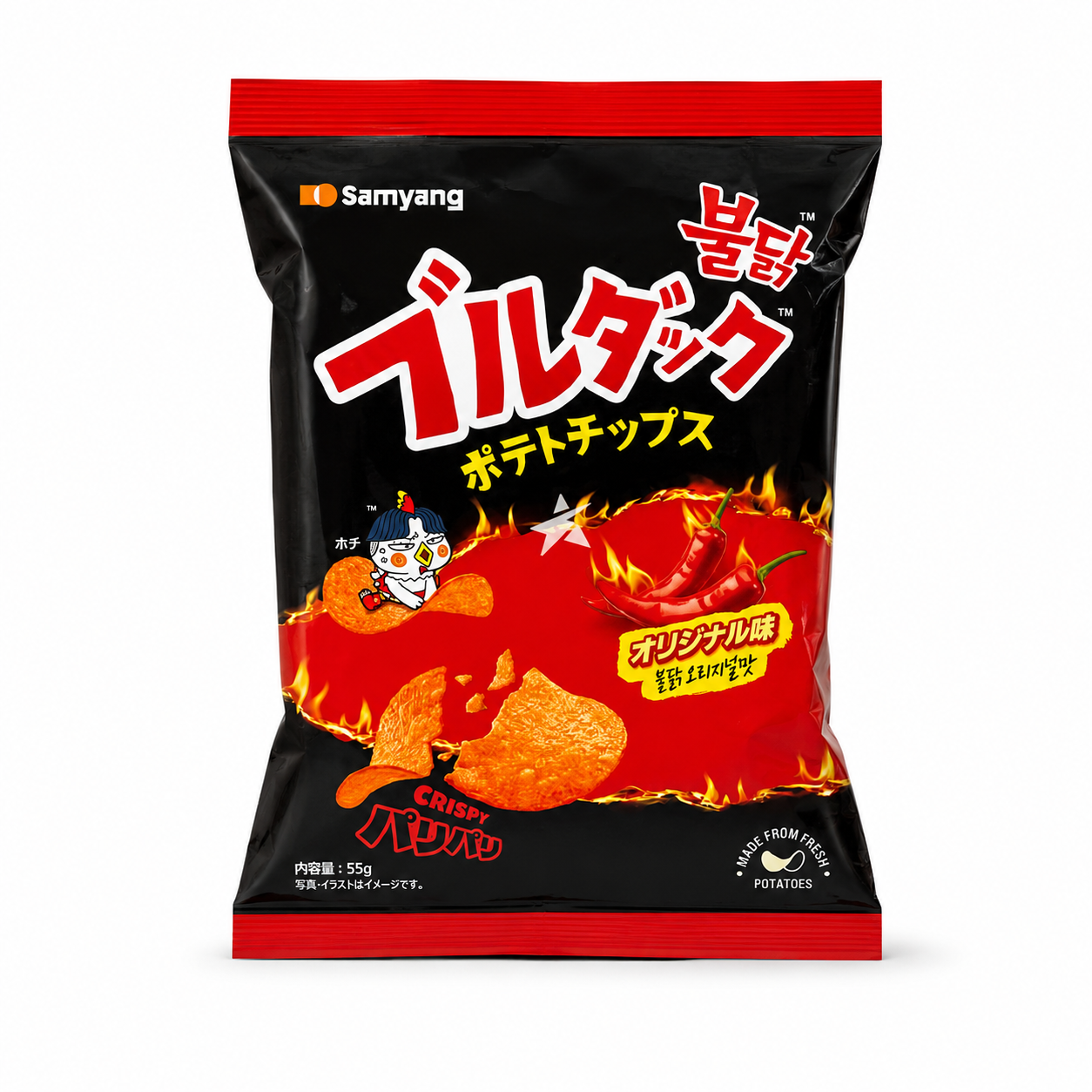 Samyang Buldak Original Csípős Csirke Ízű Burgonyachips 55GR